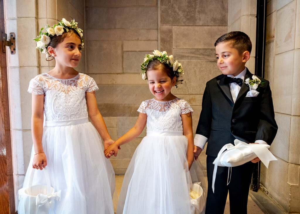 Editorial, modern bridal bouquet with white playa blanca and cloud garden roses and white peonies. Soft, romantic and timeless floral design for Atlanta wedding in Buckhead. Elegant, all-white wedding flowers in a luxury setting. Design by Rosemary & Finch Floral Design in Nashville, TN.