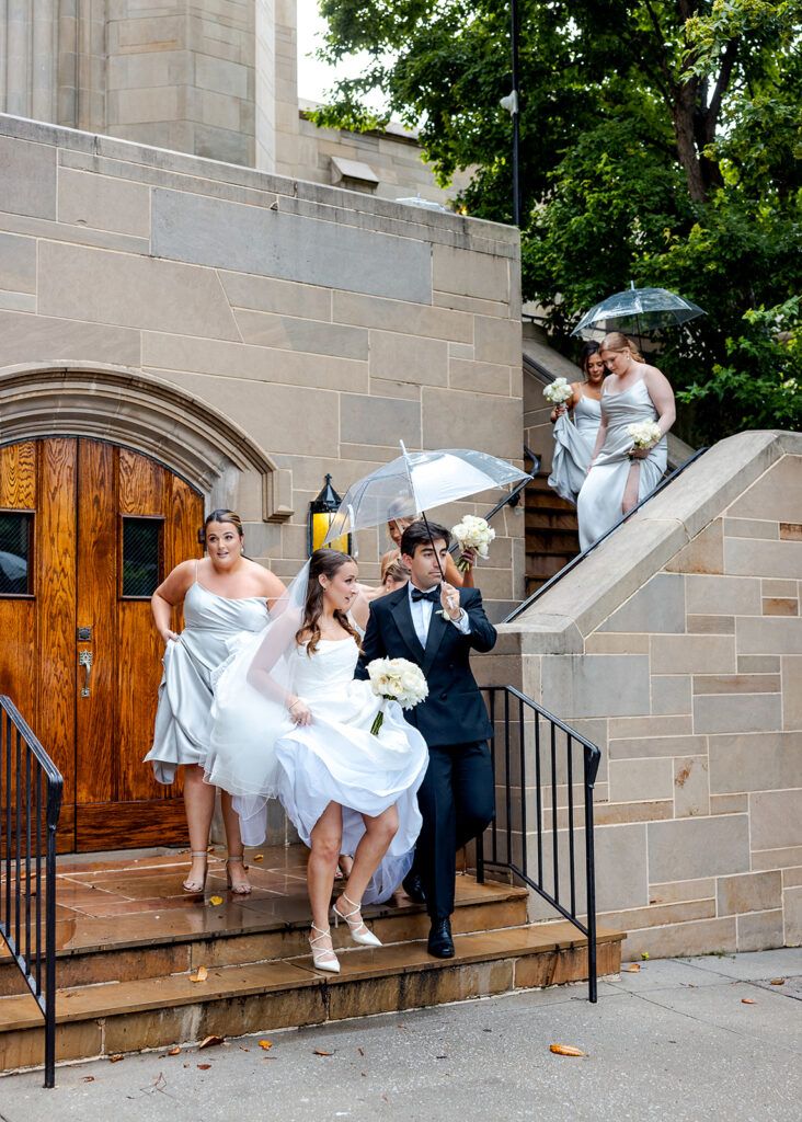 Editorial, modern bridal bouquet with white playa blanca and cloud garden roses and white peonies. Soft, romantic and timeless floral design for Atlanta wedding in Buckhead. Elegant, all-white wedding flowers in a luxury setting. Design by Rosemary & Finch Floral Design in Nashville, TN.
